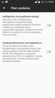Ustawienia baterii, czas pracy z włączonym ekranem, wynik z PC Mark Ustawienia baterii, czas pracy z włączonym ekranem, wynik z PC Mark